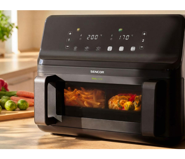Sencor Air Fryer SFR 9660BK z koszem ceramicznym 9l - 1571336 - zdjęcie 12